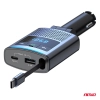 Transmiter samochodowy FM 1×USB-A 1×USB-C 12V 24V AMIO-04656