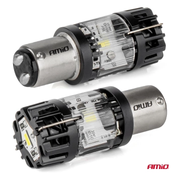 Żarówka LED LumiTec BAY15D P21/5W 12V FULL CANBUS biała 1 szt. AMIO-04689