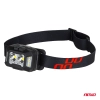 Latarka czołowa akumulatorowa 2xXPG+10SMD 1800mAh SUPER BRIGHT (BATT) AMIO-04668