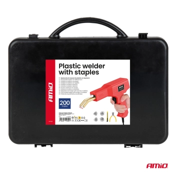 Zgrzewarka do plastiku ze zszywkami 200szt. AMIO-04745