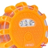 Lampa ostrzegawcza awaryjna z funkcją latarki 3xAAA IP65 12SMD + 3SMD światło pomarańczowe AMIO-04828