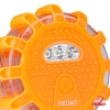 Samochodowa lampa awaryjna akumulatorowa z funkcją latarki LED 12SMD+3SMD 650mAh (BATT) światło czerwone AMIO-04673