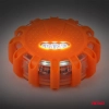 Samochodowa lampa awaryjna akumulatorowa z funkcją latarki LED 12SMD+3SMD 650mAh (BATT) światło czerwone AMIO-04673