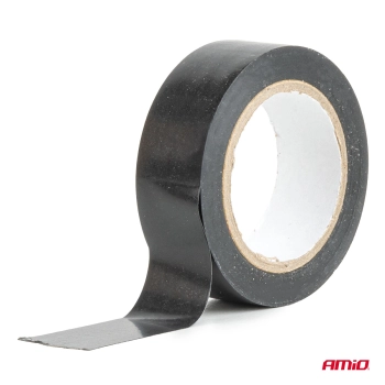 Taśmy izolacyjne PVC zestaw 10szt. czarne 19mm x 10m x 0.13mm AMIO-04845