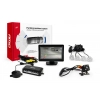 Zestaw czujników parkowania TFT01 4,3" z kamerą HD-315-LED 4 sensory srebrne