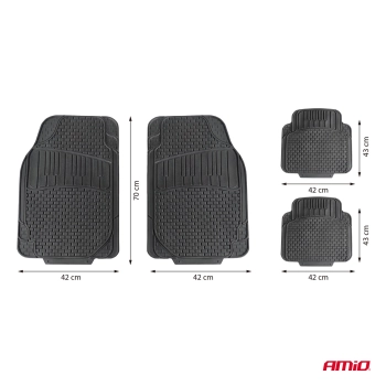 Dywaniki uniwersalne PVC CM-01 AMIO-04885