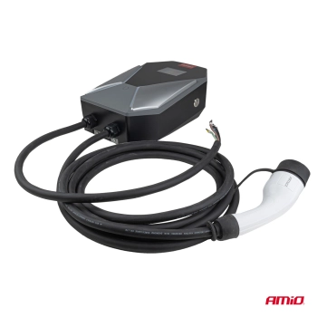 Ścienna ładowarka samochodu elektrycznego EV wallbox trójfazowa 11kW 16A 400V AMIO-04842