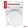 Pad polerski wełniany futro medium 150mm ADET-35 AMIO-04883