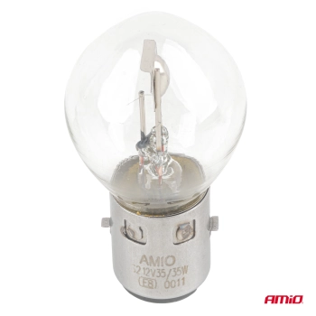 Żarówka halogenowa S2 12V 35/35W BA20d blister AMIO-04919
