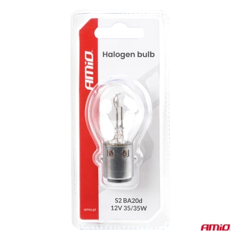 Żarówka halogenowa S2 12V 35/35W BA20d blister AMIO-04919