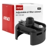 Klucz do filtra oleju nastawny 80–115 mm CrV AMIO-04955