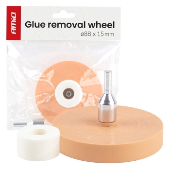 Krążek gumowy do usuwania kleju 88mm AMIO-04926