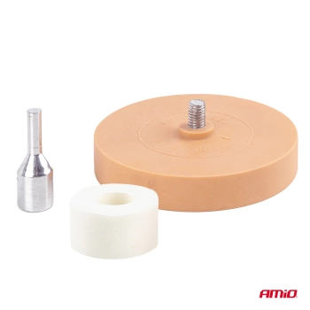 Krążek gumowy do usuwania kleju 88mm AMIO-04926