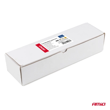 Zestaw kluczy płasko-oczkowych CRV 6-22mm 12szt. AMIO-04976