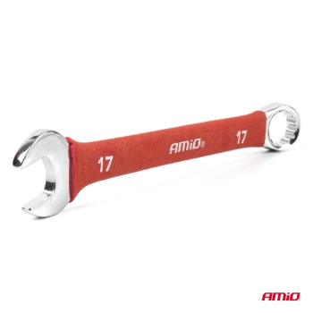Zestaw kluczy płasko-oczkowych CRV 6-22mm 12szt. AMIO-04976