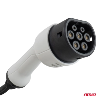 Kabel z wtyczką do ładowania samochodów elektrycznych EV 3P 22kW 5m AMIO-04972