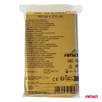 Koc ratunkowy 160 cm x 210 cm AMIO-05057