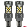 Żarówki LED CANBUS W16W T15 2016 45SMD białe 12V 24V AMIO-04992