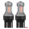 Żarówki LED STANDARD 7443 W21/5W 3030 15SMD czerwone 12V 24V AMIO-04999