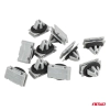 Zestaw spinek listwy progowej z gumową uszczelką 11 mm 10szt. AMIO-05047