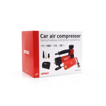 Kompresor samochodowy pompka 12V ACOMP-05 AMIO-02179
