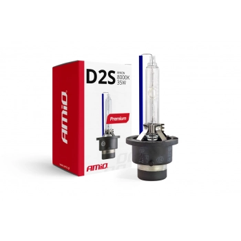 Żarówka ksenonowa żarnik xenon D2S 8000K AMiO PREMIUM AMIO-01977