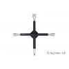 Klucz krzyżakowy gumowany 17 mm 19 mm 21 mm 1/2" AMIO-02402