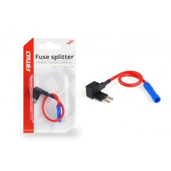 Adapter bezpiecznikowy dodatkowy bezpiecznik bajpas MICRO 2 20A AMIO-02335
