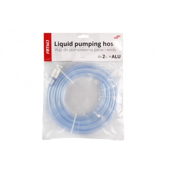 Wąż do spuszczania paliwa z pompką aluminiową samozasysający AMIO-02404