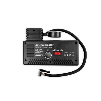 Kompresor samochodowy pompka 12V 230V ACOMP-13 AMIO-02188