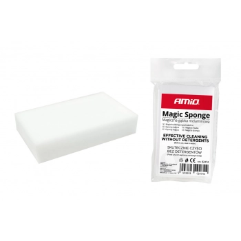 Magiczna gąbka uniwersalna czyszcząca melaminowa MS-01 AMIO-02474