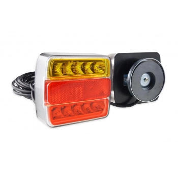 Zestaw świateł LED do przyczepki na magnes 12V AMIO-02141