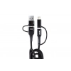 Kabel USB USB-C 3w1 iphone Lightning USB-C micro USB 1 m UC-15 AMIO-02547