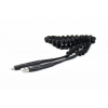 Kabel USB micro USB sprężynujący 1.2 m UC-12 AMIO-02529
