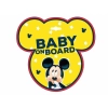 Tabliczka Baby On Board, Mickey