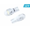 Żarówka VISION W5W (T10) 12V 1x HP LED, wypukła soczewka, biała, 1 szt.
