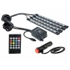 Listwy 9 LED 12V do oświetlenia wnętrza samochodu, 4 szt.