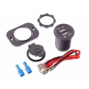 Ładowarka do zabudowy 2x USB 3.1A, 12/24V