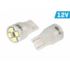 Żarówka VISION T13 (W2.1x9.5d) 12V 6x 3mm LED, biała, 2 szt.