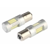 Żarówka VISION P21W BA15s 12/24V 52x 4014 SMD LED, z soczewką, CANBUS, biała, 2 szt.