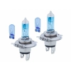 Żarówki PHILIPS H4 12V 60/55W P43t + W5W 12V W21x9,5d WhiteVision ultra 4200K