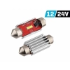 Żarówka VISION Festoon SV8.5 39mm 12/24V 1x 1860 SMD LED, nonpolar, CANBUS, biała, 2 szt.