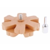 Dysk gumowy do usuwania kleju, FI 90 mm, karbowany, gwint M8