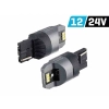 Żarówka VISION W21W (T20d) 12/24V 6x 3020 SMD LED, nonpolar, CANBUS, biała, 2 szt.