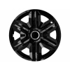 Kołpaki FAST black lacquered + ring 14
