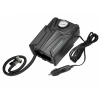 Kompresor powietrza DC 12V, 150 PSI, z analogowym ciśnieniomierzem, 4 adaptery