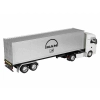 Model 1:32, MAN TGX, ciągnik biały -naczepa srebrna