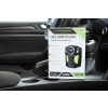Kompresor powietrza DC 12V, 150 PSI, automatyczny z cyfrowym ciśnieniomierzem, 4 adaptery