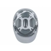 Kask ochronny HDPE, regulowany 53-63 cm, szary
