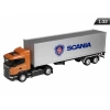 Model 1:32, SCANIA R470, ciągnik pomarańczowy - naczepa srebrna